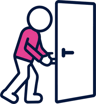 Pictogramme : envie pressante d'uriner